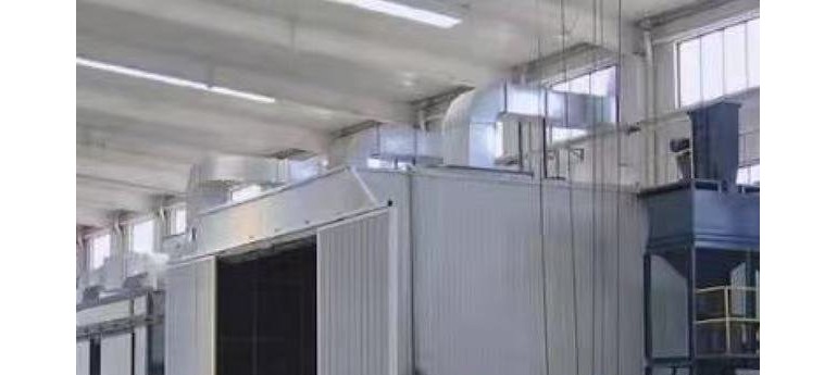 钢结构桥梁专用喷砂房全自动砂料循环回收